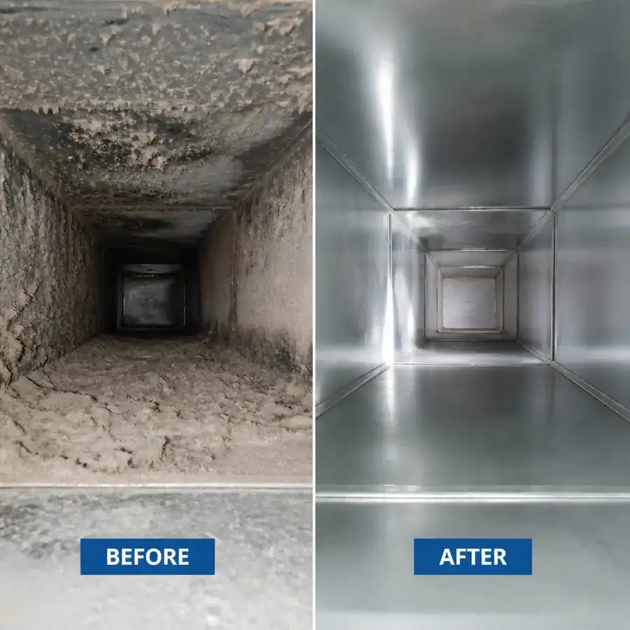 Residential supply duct — 12 years without service